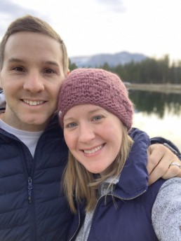 Jami and her husband in Colorado