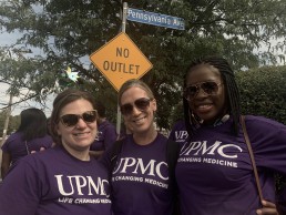 Mpande and her coworkers at an African American Heritage Day parade